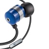 GOgroove audiOHM HF Ergonomic Earbuds Headset w/ Hands-Free Microphone (Blue) for Samsung , HTC , LG , Motorola , Nokia , T-Mobile , iPhone & Many More Phones , Tablets , and MP3 Players