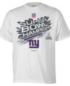 New. York. Football. Giants. That's all anyone needs to know. They came, they played, they won another super bowl. (Clearance)