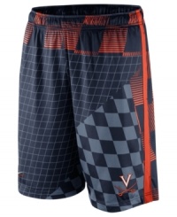 Pep up the Virginia Cavaliers team spirit in these training shorts by Nike.