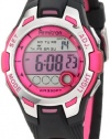 Armitron Women's 45/7030PNK Pink Dial Black Resin Strap Digital Chronograph Watch