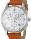 Victorinox Swiss Army Alliance Chronograph Brown Strap Mens Watch 241480