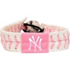 MLB New York Yankees Pink Baseball Bracelet