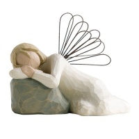 DEMDACO Willow Tree Dreaming Angel Figurine