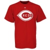 Majestic Cincinnati Reds Red Official Cooperstown Logo T-shirt