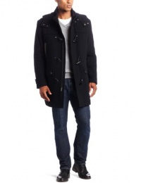 Cole Haan Men's Plush Duffle Coat with Toggles