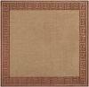 Area Rug 7x7 Square Indoor/Outdoor Natural Color - Surya Portera Rug from RugPal