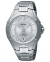 Built with durable titanium, this dress watch from Pulsar is as stylish as it is reliable.