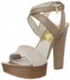 MICHAEL Michael Kors Nadina Platform Sandal (Dark Khaki, 9)