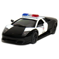 5 Lamborghini Murcielago LP640-4 Police1:36 Scale (Black/White)