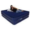 Smart Air Beds King Raised Comfort Top Air Bed, Blue