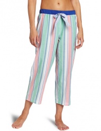 Nautica Sleepwear Women's Stripe Capri Pajama Bottom