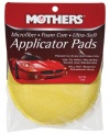 MOTHERS 156501 Yellow Microfiber Ultra-Soft Applicator Pad (Two 5 Pads)