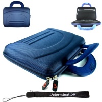 Sony DVP-FX730 7-Inch Portable DVD Player Kroo 11273 Cube Case (BLUE) + Includes a Determination Hand Strap