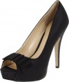 Enzo Angiolini Women's Saniano Pump,Black Satin,7.5 M US