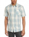 Volcom Men's Why Factor Plaid Short-Sleeve Shirt