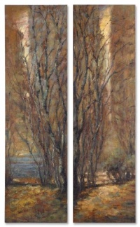 Uttermost 70-Inch by 20-Inch Tree Panels Art, Set of 2