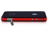 AT&T iPhone 4 Vinyl Antenna Wrap - Red