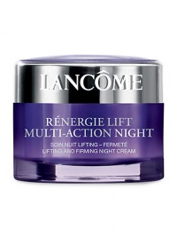 With time, alterations in the skin's structure can affect firmness causing the skin to lose its youthful quality. A visible improvement in skin tightening helps restore skin's youthful look. Rénergie Lift Multi-Action Night features Multi-Tension technology, designed to target skin layers. In 4 weeks, wrinkles appear reduced and skin looks smoother. Skin texture looks firmer, denser and replenished.