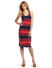 French Connection Women's Jag Stripe Dress, Blue, 12