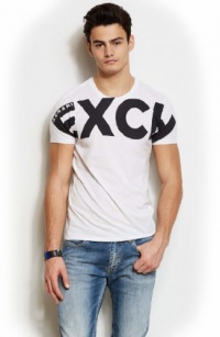 Armani Exchange Mens Exploded Logo Tee