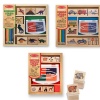 4 Item Bundle: Melissa & Doug Baby Zoo Animals Stamps + Vehicles Stamps + Dinosaur Stamps + Free Gift