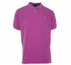 Ralph Lauren Mesh Custom Fit Polo Cerise XXL