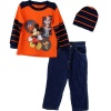 Disney Boys 2-7 Three Piece Mickey Donald Pluto Pant Set