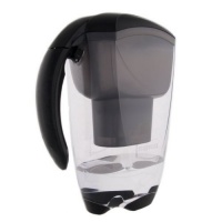 Mavea 1001492 Elemaris Water Filtration Pitcher, Black ( Multi-Pack)