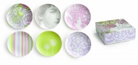 Rosanna Set of 6 La Vie Boho Dessert Plates, Assorted, 8