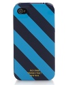 Trick out your iPhone with a cool stripe case from Jack Spade, a unique design featuring a gold-tone logo.