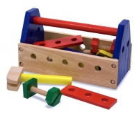 Melissa & Doug Wooden Take Along Tool Kit (24pc)