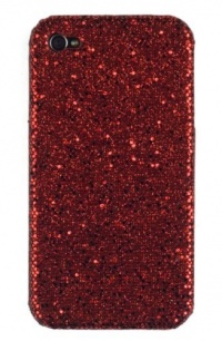 Red Sparkles Case for Apple iPhone 4, 4S (AT&T, Verizon, Sprint)