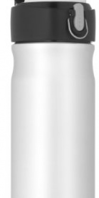 Thermos Nissan 16-Ounce Stainless-Steel Backpack Bottle, Silver