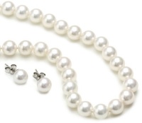 TARA Pearls Cultured Pearl Strand and Stud Earrings Set