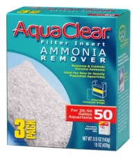 Aquaclear 50-Gallon Ammonia Remover, 3-Pack