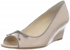 Calvin Klein Women's Olita II Wedge Pump,Nude Patent,9.5 M US