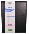 Mead 8 1/2 x 11 Black Padfolio Lined Paper Writing Pad