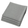 Now Designs Ripple Dishcloth, London Grey, Set of 4