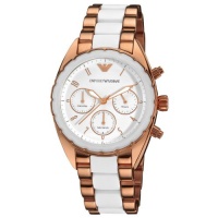 Armani Sportivo Chrono White Dial Women's watch #AR5942