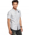 It's still summer so keep your casual cool sun-ready with this shirt from INC International Concepts. (Clearance)