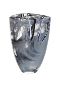 Kosta Boda Contrast Vase, Grey