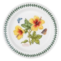 Portmeirion Exotic Botanic Garden Dinner Plate with Hibiscus Motif