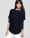 Enjoy the casual opulence provided by a Vince sweater, assembled in a luxe linen knit.