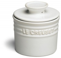 Le Creuset Stoneware Butter Crock, White