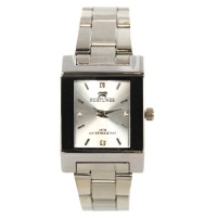 Fortuner Women Watch in Silver Dial Silvertone Stainless Steel Bracelet for Everyday Apparel.