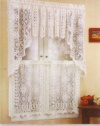 Hopewell Lace Kitchen Curtain - Insert Valance - CREAM