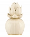 With the look of a lotus blossom and fresh lily-of-the-valley scent, this pretty porcelain diffuser from Lenox has a beautiful presence in any setting.