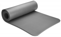 Altus Athletic Gray 15mm thick Foam Exercise Mat with Carry Strap (24-Inch X 72-Inch)