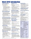 Microsoft Word 2010 Introduction Quick Reference Guide (Cheat Sheet of Instructions, Tips & Shortcuts - Laminated Card)