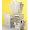 Design Ideas Vinea Storage Nest, White, Small